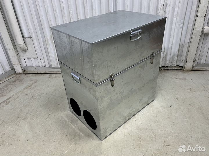 Шумбокс для асиков оцинкованный двойной