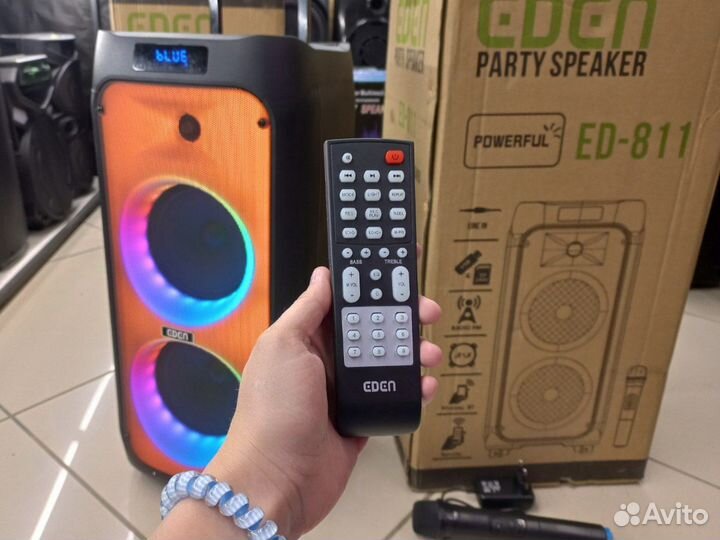 Большая мощная колонка 63 см eden