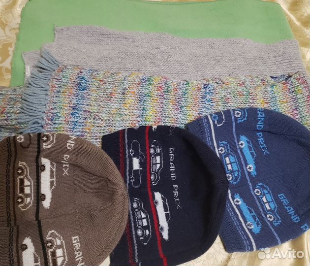 Футболка/Шапка/Шарф на мальчика 134-152