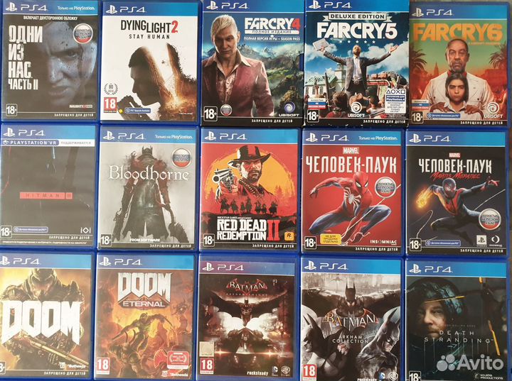 Игры на sony playstation 4