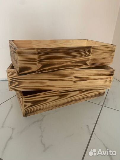 Ящик деревянный, короб подарочный