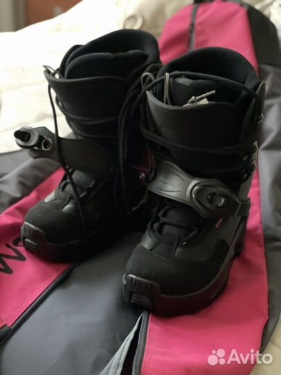 Ботинки + маска (для сноуборда, женские)