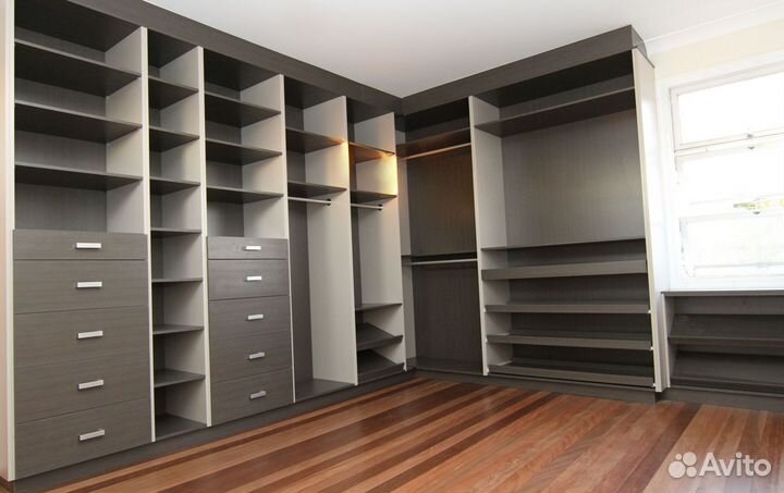 Гардеробная на заказ под ключ