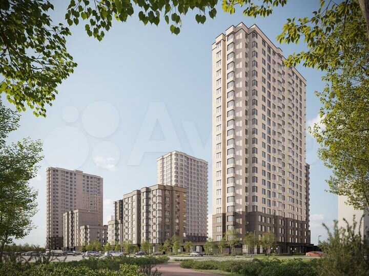 2-к. квартира, 72 м², 16/23 эт.