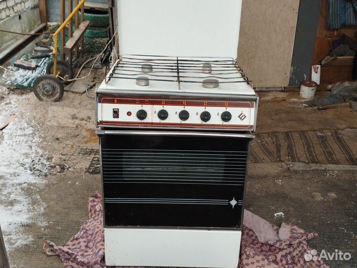 Газовая плита бу 4 комфорки