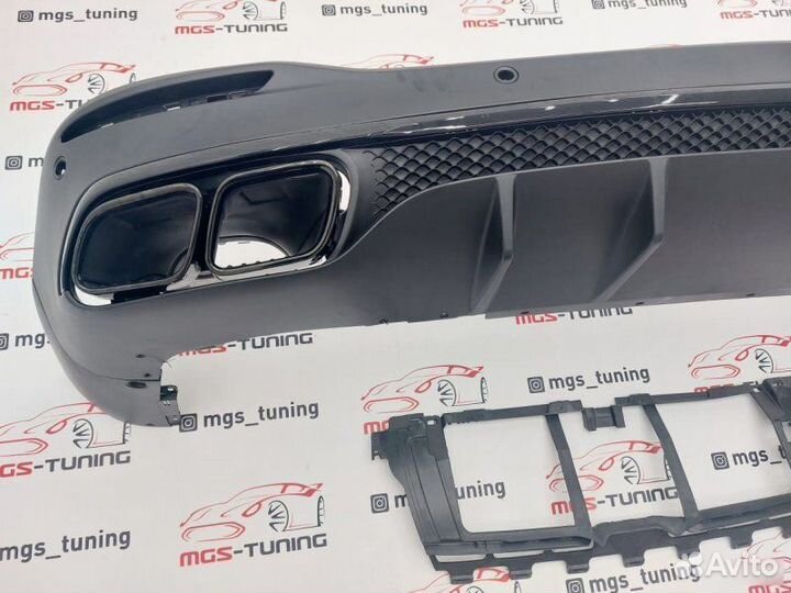 Диффузор с насадками 63 Black на GLS-Class X167