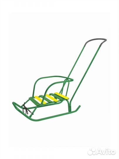 Санки с ручкой