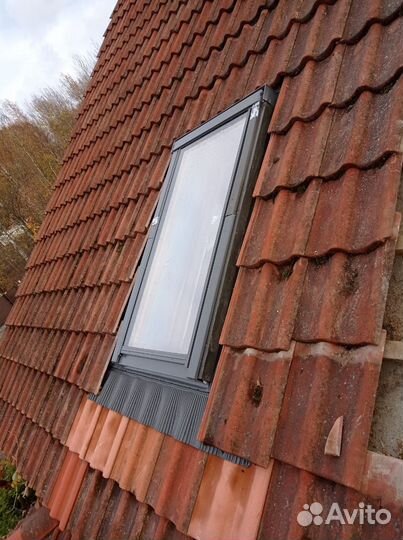 Мансардное окно + монтаж