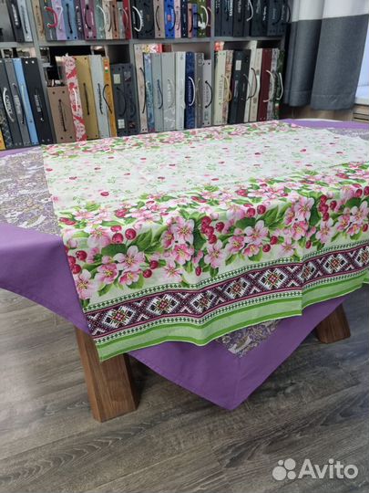 Скатерть праздничная 115 х 158 Хлопок Россия