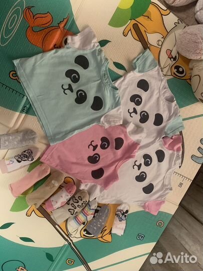 Вещи пакетом на девочку 74-80-86