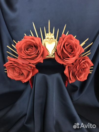 Корона Диадема Розы Лучи