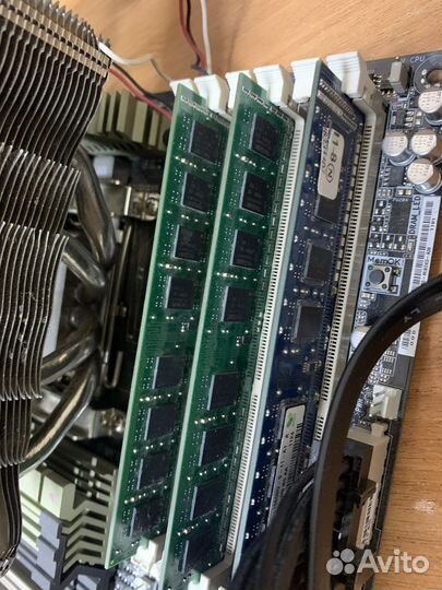 Материнская плата+проц+оперативка