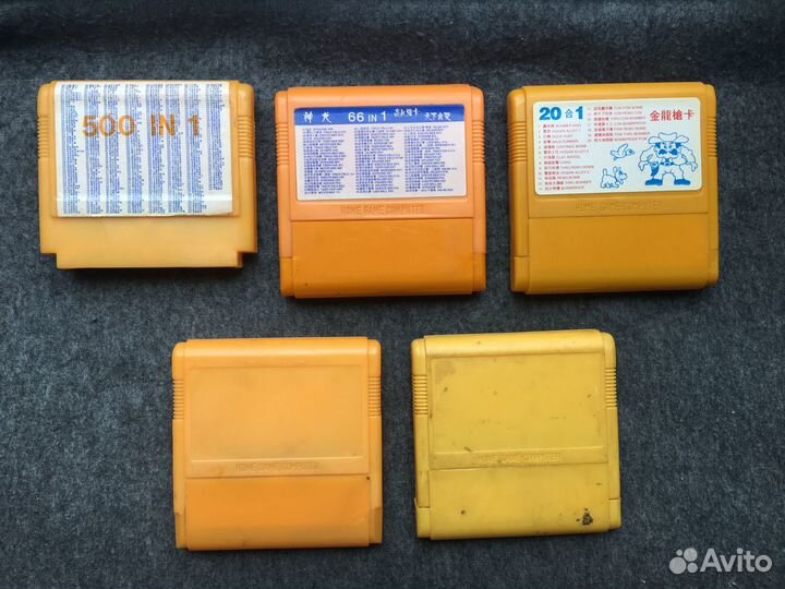 Картриджи Dendy многоигровки из 90х
