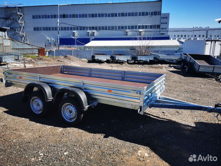 Прицеп двухосный 3.5х1.9 мзса 817736