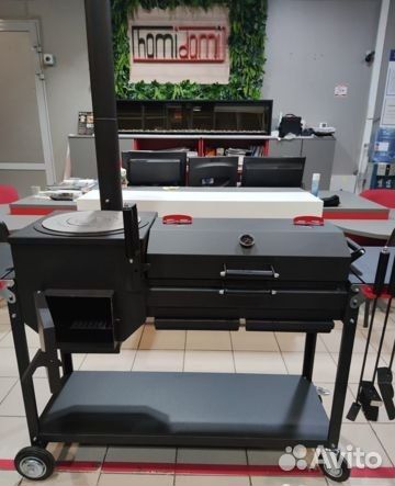 Мангал гриль барбекю + печь под казан