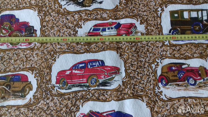 Отрез лен с выработкой про-во ГДР времен СССР