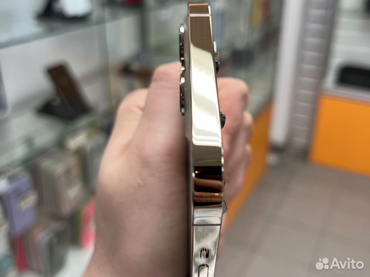 Корпус iPhone 12 pro max золото оригинал