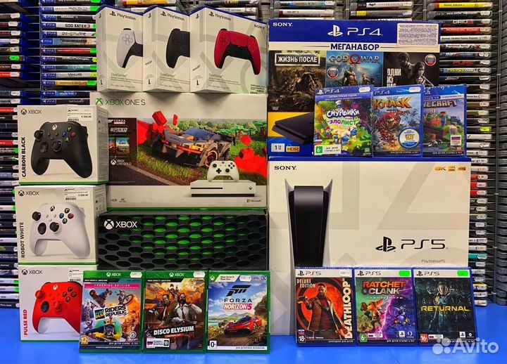 Консоли PlayStation и Xbox