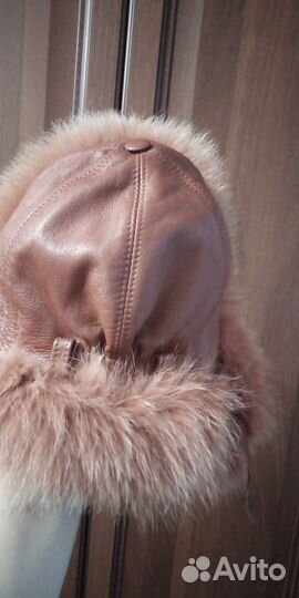 Шапка женская натуральная + шарф