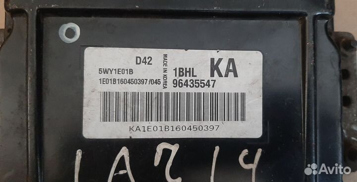 Chevrolet Lacetti блок управления двигателем