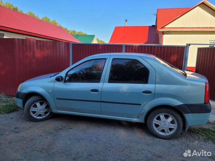 Renault Logan 1.6 МТ, 2007, битый, 345 000 км