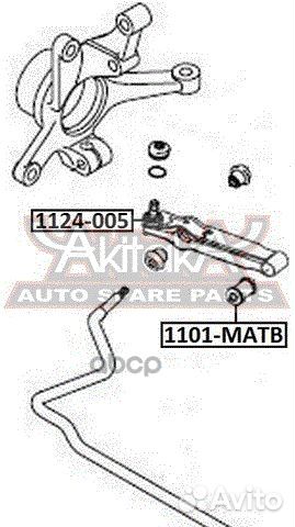 Рычаг подвески нижний перед прав/лев 1124005
