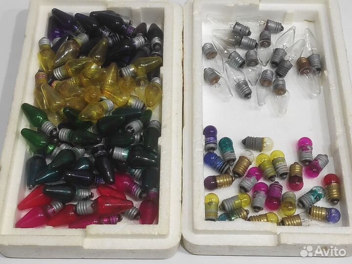 Лампочки для гирлянд СССР 13,5V 0,16А,гирлянды