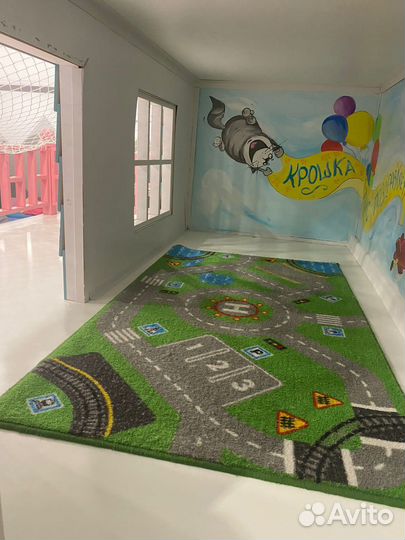 Игровой домик (гараж) для мальчиков деревянный