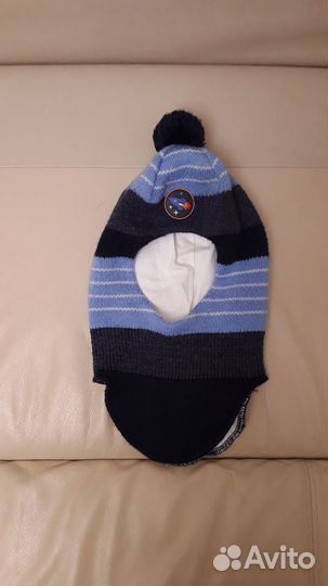 Шапка и шлем мальчику, зима