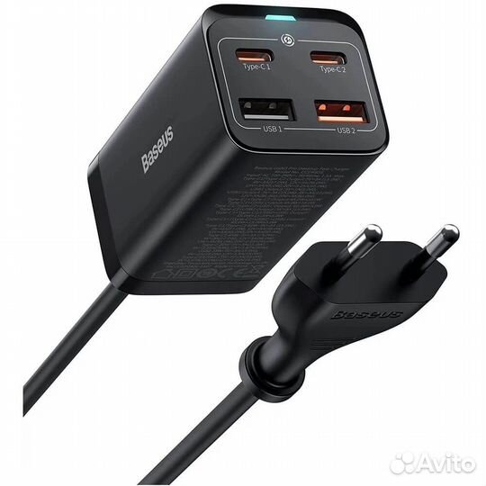 Зарядное 65Вт Baseus GaN3PRO + кабель