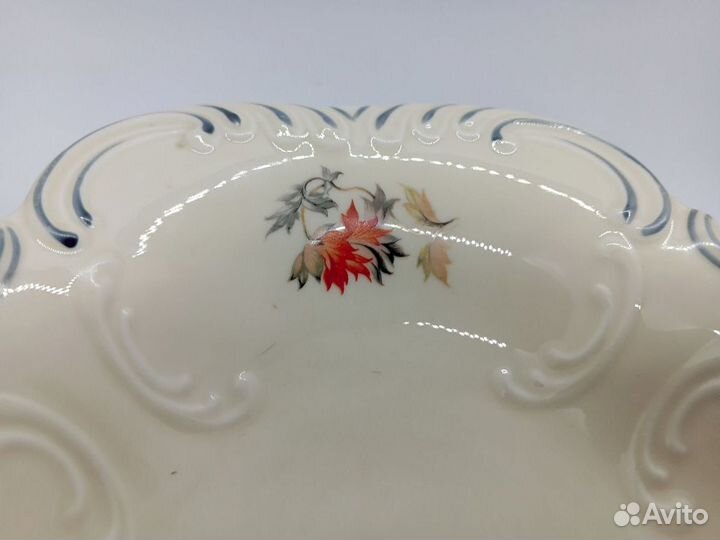 Антикварное блюдо-ладья. Германия