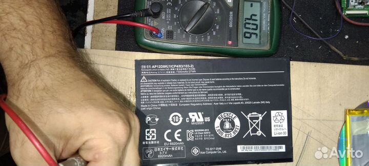 Аккумулятор на планшет Acer Iconia Tab W510