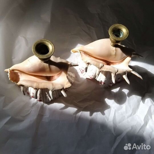 Подсвечники-ракушки