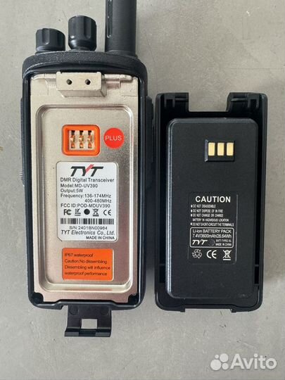 Рация TYT MD UV390 10W AES256, type C