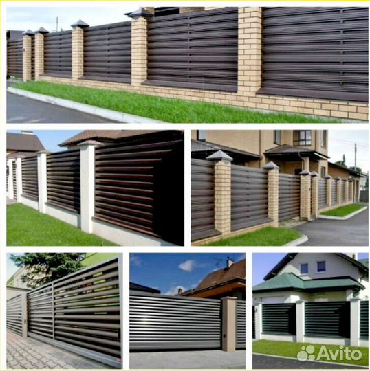 Забор Ранчо металлический