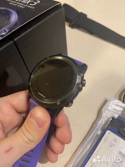 Часы мультиспортивные garmin fenix 3 с hrm-tri