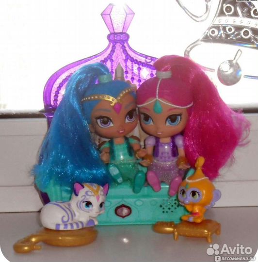 Шиммер и Шайн с питомцами.Shimmer and Shine
