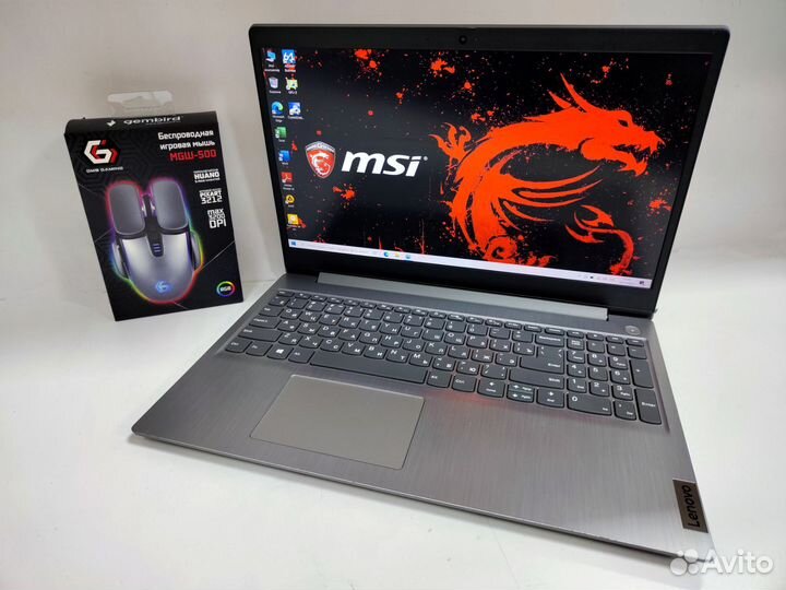 Тонкий, мощный Lenovo c fullHD ips i3-10gen,8gb