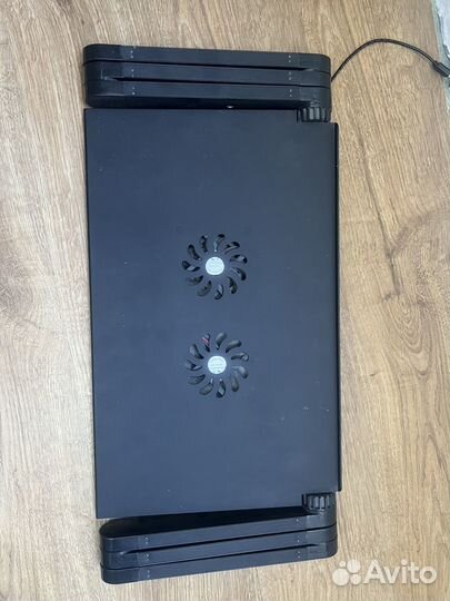 Стол трансформер с охлаждением для ноутбука