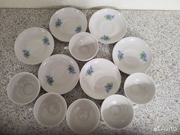 Сервиз чайный СССР 6 персон