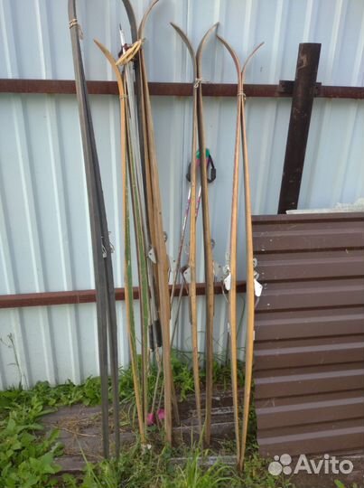 Беговые лыжи СССР+ 3 новых крепления