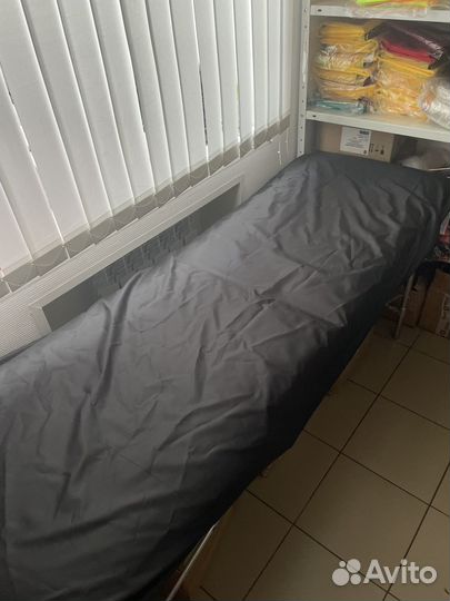 Чехол на кушетку черный (тату) белый блестящие