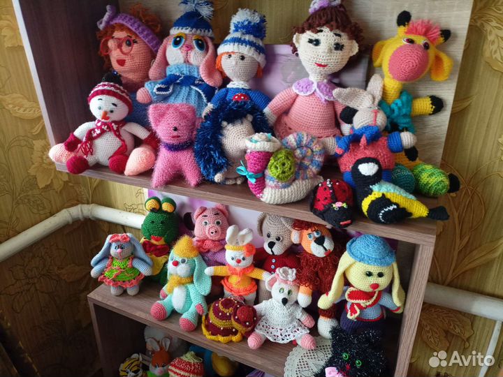 Вязаные игрушки ручной работы