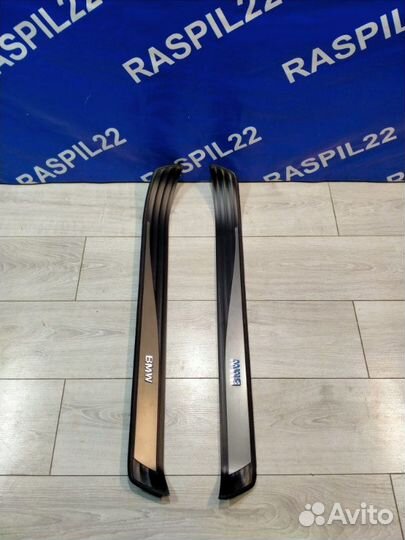 Накладка на порог с надписью передняя Bmw 530I E60