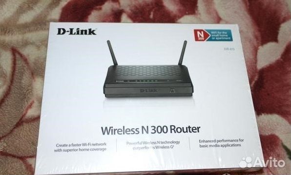 Wi-Fi роутер D-link Wireless n300. DIR-615