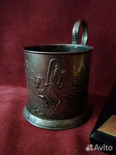 Портсигар,якорь,подстаканник СССР