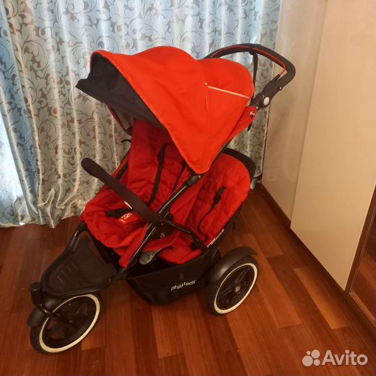 Коляска для погодок phil and teds sport
