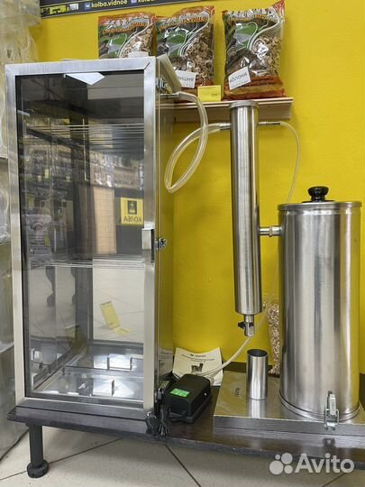 Коптильня холодного копчения (шкаф+дымогенератор)