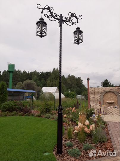 Садовые фонари столбы