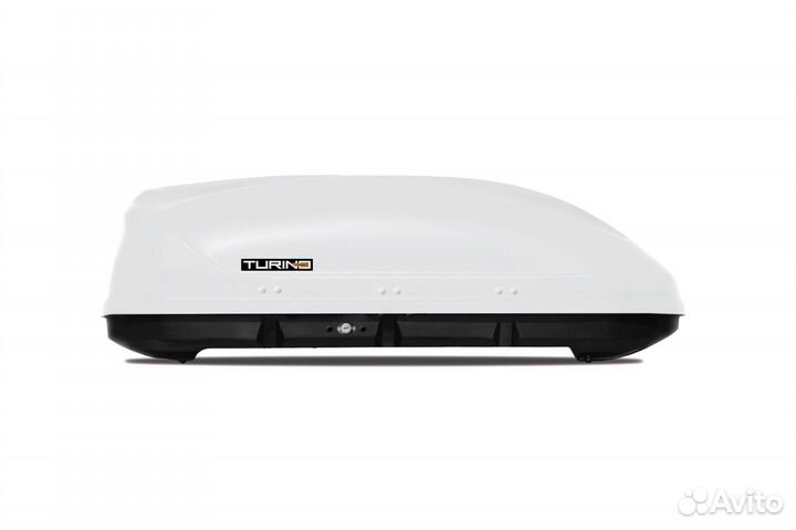 Автобокс на крышу автомобиля Turino Compact белый